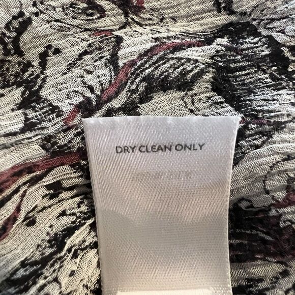 J Jill Women’s Top XS 100% Silk Sheer Pintuck - Picture 4 of 5